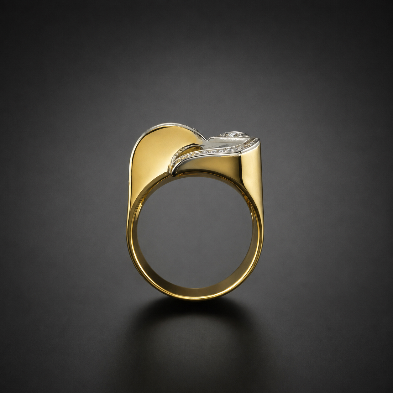 Bague Tank diamants (environ 2,10 carats) vers 1940-2