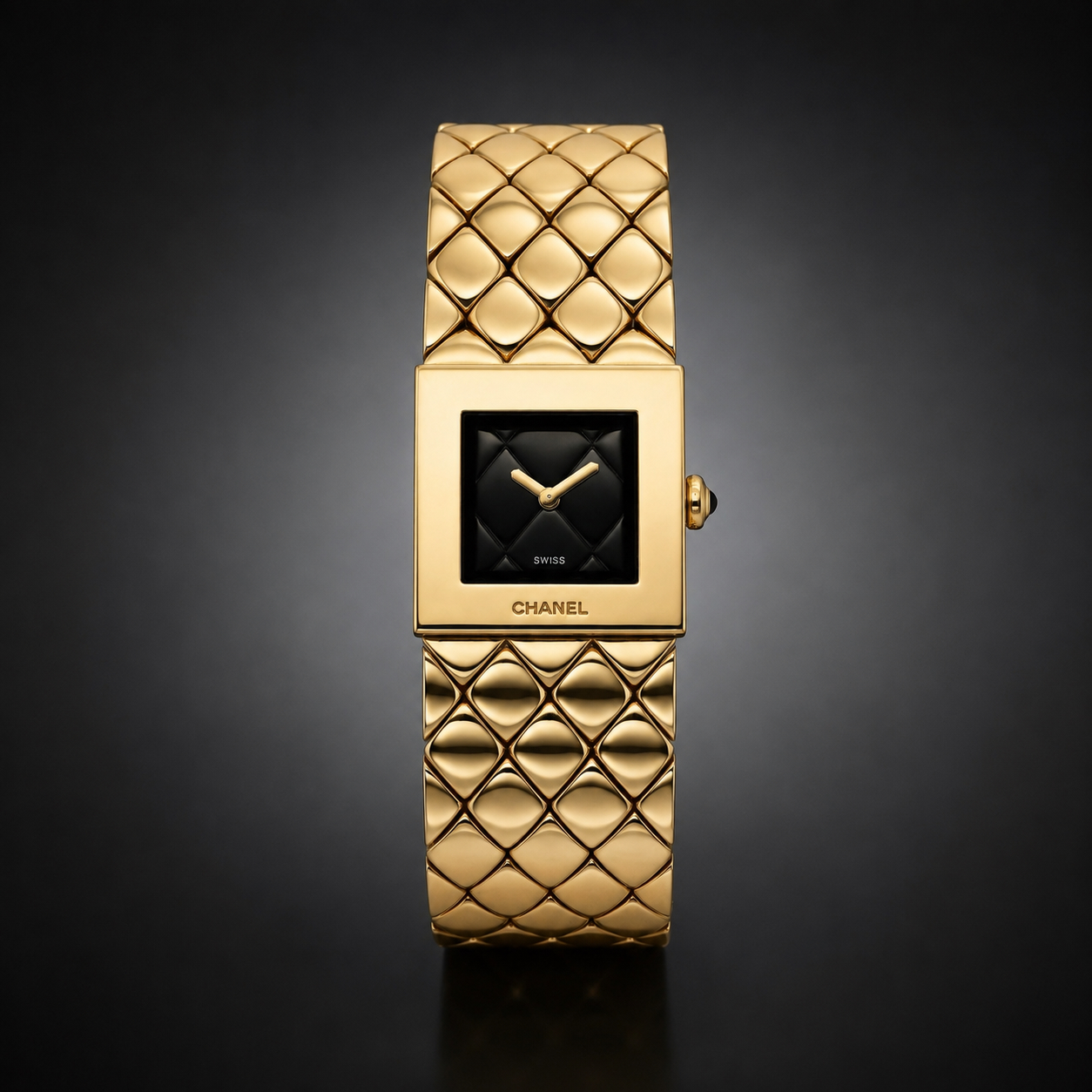Montre Chanel matelassé or – Full set – Révision Chanel juillet 2026 avec garantie de la marque 2 ans-1