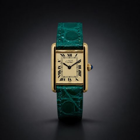 Montre Cartier Tank lady mécanique vintage (1981) Full set – Révision juillet 2026