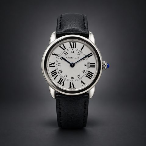 Montre Cartier ronde solo